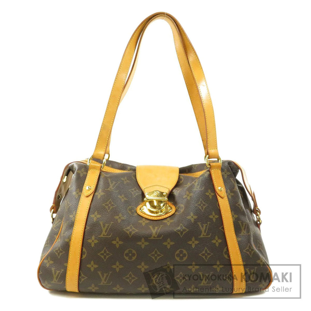 Louis Vuitton Straiser Monogram Canvas Tote Bag Brown